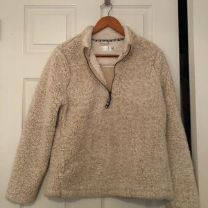 Sherpa Pullover Quarter Zip Jacket